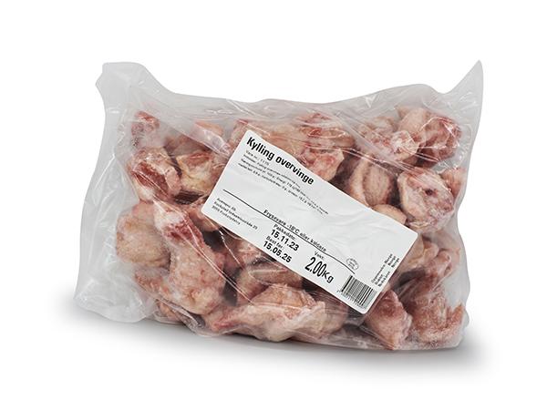Premium Avempro Kylling vinger, 2x2kg 4 kg krt, singelfryst Produktnummer: 73003