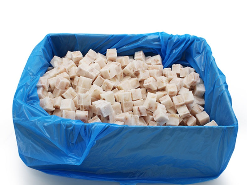 Premium Alaska Pollock Terninger 20x20x20mm, 5 kg krt , Frys. Produktnummer: 71867