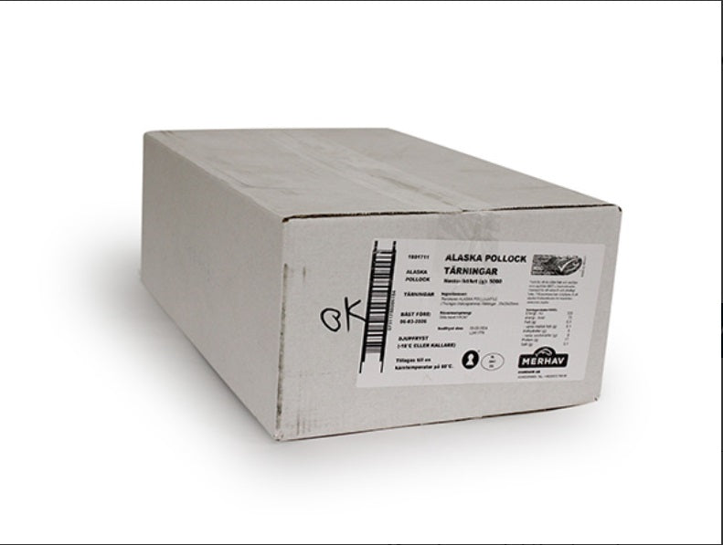Premium Alaska Pollock Terninger 20x20x20mm, 5 kg krt , Frys. Produktnummer: 71867