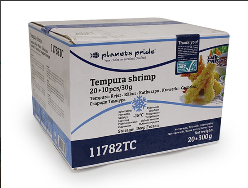Tempura Scampi forstekt ebi 13/15, 300gr krt Produktnummer: 71848