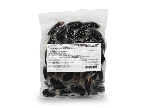 Premium Blåskjell kokt, Frys 40/60, IQF, 5x1kg, 100% Produktnummer: 72017