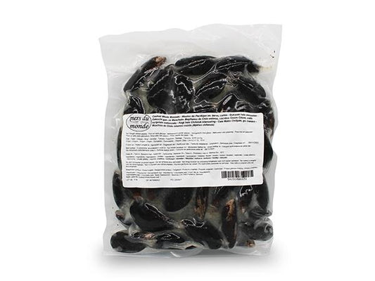 Premium Blåskjell kokt, Frys 40/60, IQF, 5x1kg, 100% Produktnummer: 72017