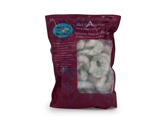 Premium Black Tiger Scampi 8-12 peeled , Frys, 1 kg pose, Frys, Produktnummer: 72021