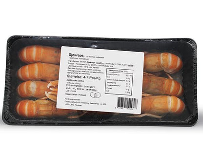 Premium Sjøkreps 4-7, 75%, 1 kg, Frys Produktnummer: 72023