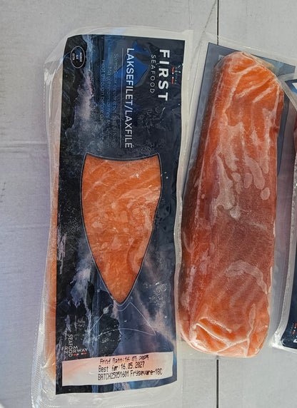 Premium Laksefilet 180gr porsjon u/skinn u/bein 900gr Produktnummer: 71715