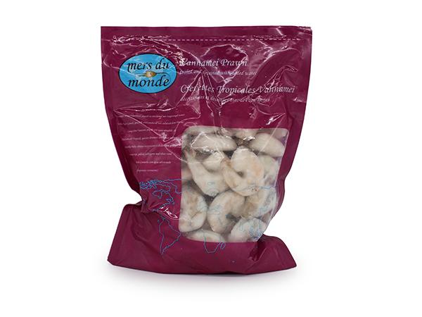 Premium Scampi, PDTO Vannamei, 16/20, IQF, 1kg, 75% Frys Produktnummer: 72028