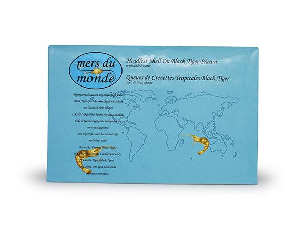Premium Scampi Black Tiger HLSO, 16-20 Block, 1,8 kg, 70% Produktnummer: 72031