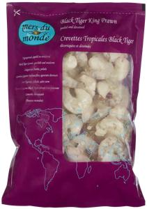 Premium Black Tiger Scampi PD 16-20 IQF, 80%, 1 kg pose, Produktnummer: 72034