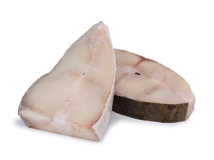 Premium Kveiteskiver/Koteletter – Norsk Villkveite, Linefanget & Sjøfryst (Med Bein & Skinn, 2,5 kg) Produktnummer: 72103