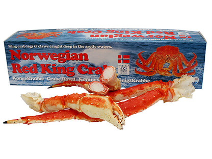 Premium Norsk kongekrabba.- King Crab Frozen Cooked L1, 2,5 kg crt, Produktnummer: 72537