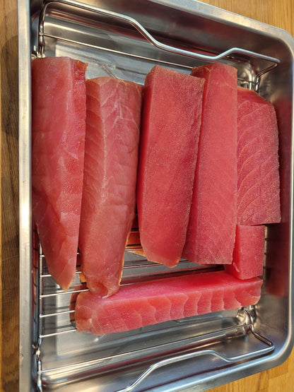 Premium Tuna Steaks sashimi, yellowfin, 5 kg krt, Frys, Produktnummer: 71849