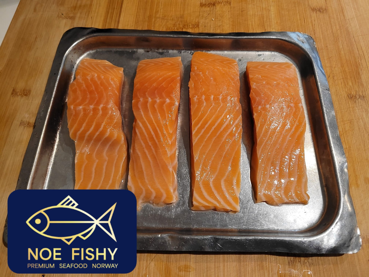 Premium Laksefilet 180gr porsjon u/skinn u/bein 900gr Produktnummer: 71715