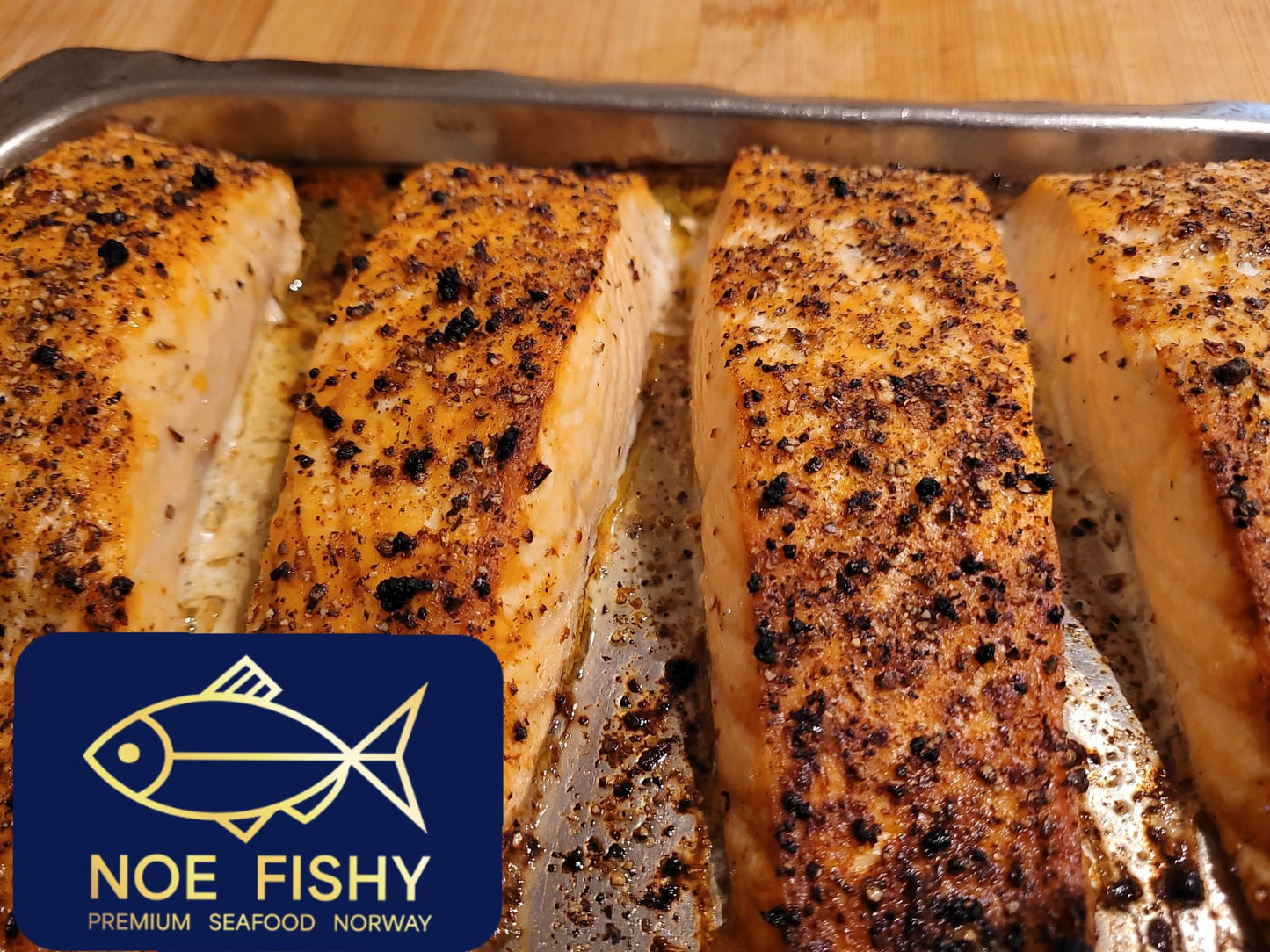 Premium Laksefilet 180gr porsjon u/skinn u/bein 900gr Produktnummer: 71715