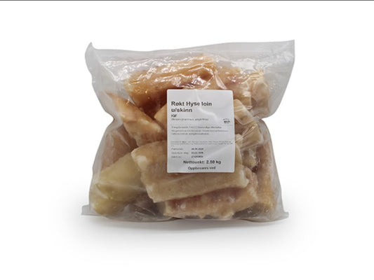 Premium Hyse Loin Røkt 120-140g, 2,5kg Frys,  Produktnummer: 751891