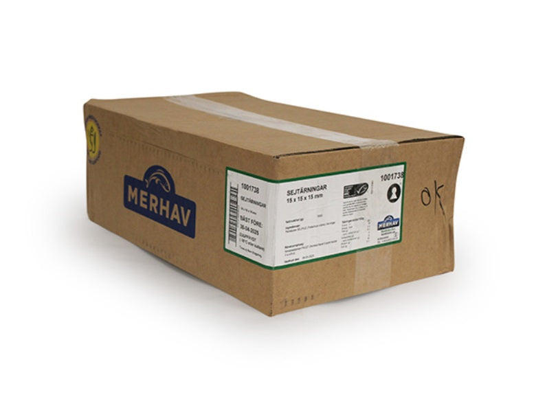 Premium Seiterninger 15x15x15mm, IQF Frys, 5 kg krt Produktnummer: 71868